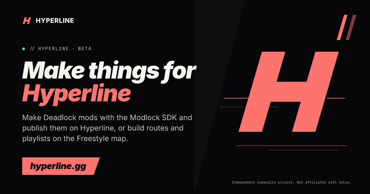 How to make Deadlock mods and movement routes · Hyperline