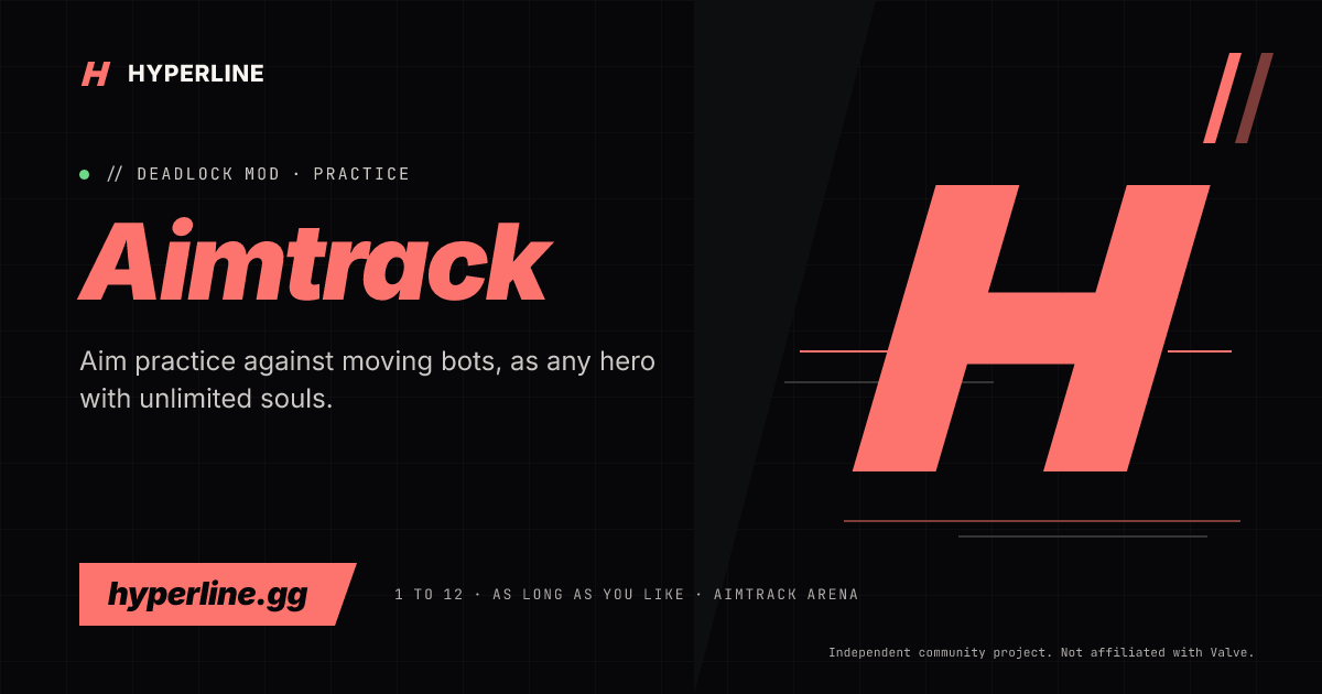 Aimtrack · Deadlock mod · Hyperline